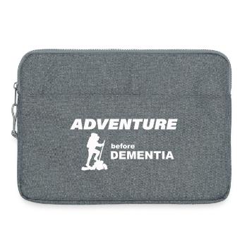 AVENTURE D’ESCALADE - Sacoche pour ordinateur portable 15 pouces - gris chiné - Devant