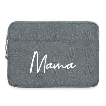 Maman - Sacoche pour ordinateur portable 15 pouces - gris chiné - Devant