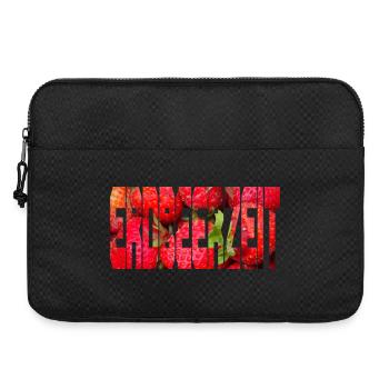 Erdbeere - Laptoptasche 15" - Schwarz - Vorne