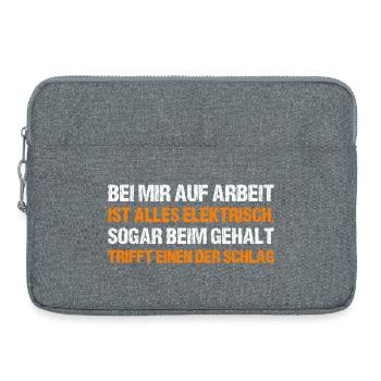 BEI MIR AUF ARBEIT - Laptoptasche 15" - Grau meliert - Vorne