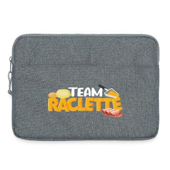 Team raclette Citation drôle Cadeau raclette - Sacoche pour ordinateur portable 15 pouces - gris chiné - Devant