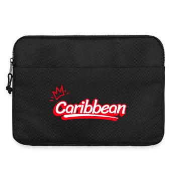 Caribbean in Red - Laptop bag 15" - black - Front