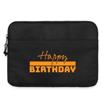 Tshirt joyeux anniversaire - Sacoche pour ordinateur portable 15 pouces - noir - Devant