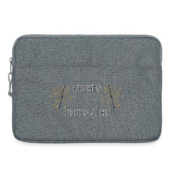 CIERGE MAGIQUE DE BONNE ANNÉE - Sacoche pour ordinateur portable 15 pouces - gris chiné - Devant