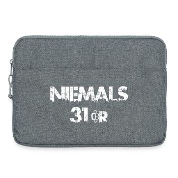 Jamais 31 - Sacoche pour ordinateur portable 15 pouces - gris chiné - Devant