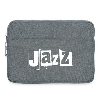 Jazz Graffiti Bold Vibe - Laptoptasche 15" - Grau meliert - Vorne