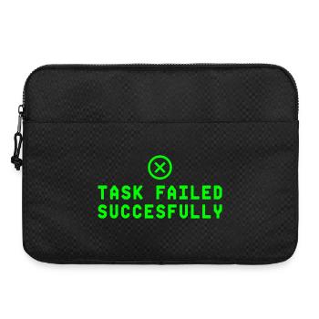 Task Failed Successfully IT Paradoxon - Laptoptasche 15" - Schwarz - Vorne