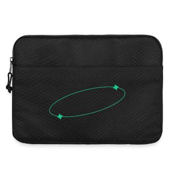 Anneau elliptique en étoile - Sacoche pour ordinateur portable 15 pouces - noir - Devant