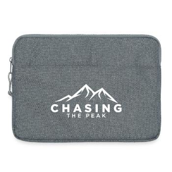 Chasse au sommet : randonnée dans les montagnes : aventure en nature - Sacoche pour ordinateur portable 15 pouces - gris chiné - Devant