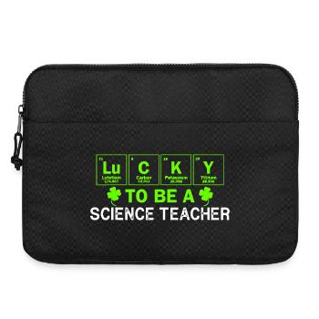 Lucky to Be a Science Teacher - Laptop bag 15" - black - Front