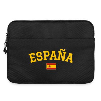 Spanien Flagge Design - Laptoptasche 15" - Schwarz - Vorne