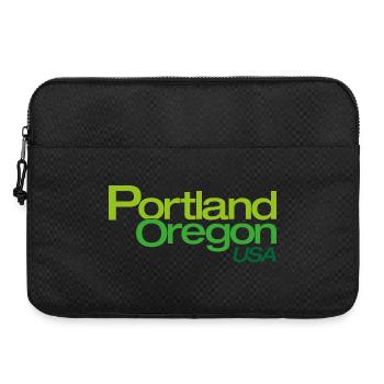 Portland Gradient Stadtlogo - Laptoptasche 15" - Schwarz - Vorne