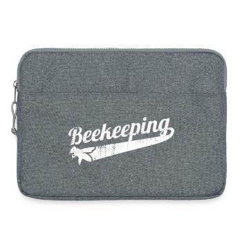 Funny beekeeping - Laptop bag 15" - heather grey - Front