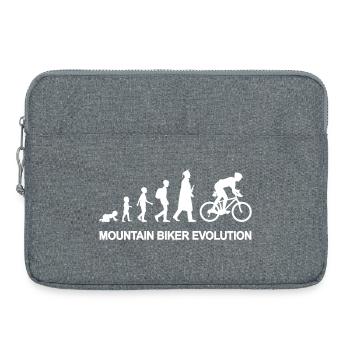 Vom Kind zum Mountainbiker - Laptoptasche 15" - Grau meliert - Vorne