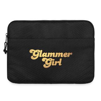 Glammer Girl Gold Cool Quotes Luxury Exclusive - Laptop bag 15" - black - Front