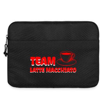 Team Latte macchiato Conception de café cool. - Sacoche pour ordinateur portable 15 pouces - noir - Devant