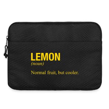 LEMON - Laptoptasche 15" - Schwarz - Vorne