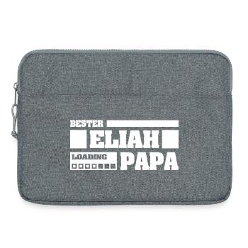 First name Eliah - Laptop bag 15" - heather grey - Front