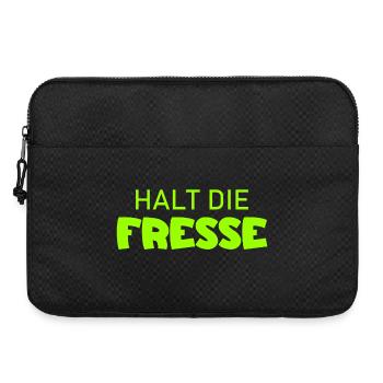 Shut Up - Cool Saying - Laptop bag 15" - black - Front