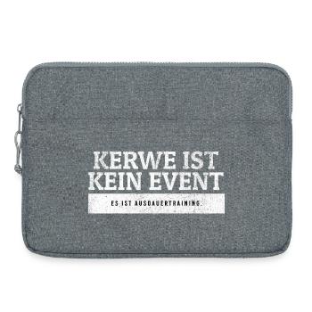 SARCASME - Kerwe est un entraînement d’endurance. - Sacoche pour ordinateur portable 15 pouces - gris chiné - Devant
