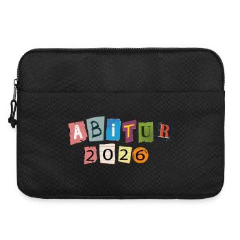 Abitur 2026 - Laptoptasche 15" - Schwarz - Vorne
