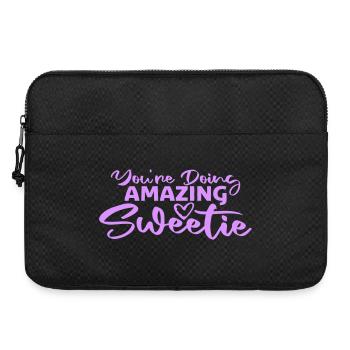 Tu fais un travail incroyable ma chérie, drôle, encourageant. - Sacoche pour ordinateur portable 15 pouces - noir - Devant
