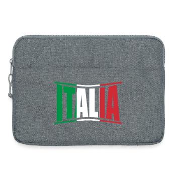 t-shirt Italy flag Italy Italien Italie - Laptop bag 15" - heather grey - Front