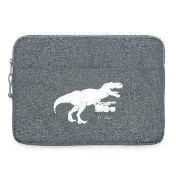T-Rex Retro Recorder Silhouette - Sacoche pour ordinateur portable 15 pouces - gris chiné - Devant