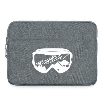 Snowboarding Brille - Laptoptasche 15" - Grau meliert - Vorne