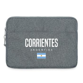 Corrientes Argentine Argentin - Sacoche pour ordinateur portable 15 pouces - gris chiné - Devant