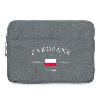 Zakopane Poland – Holiday Souvenir & Gift - Laptop bag 15" - heather grey - Front