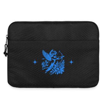 Blaue Blume Amor - Laptoptasche 15" - Schwarz - Vorne