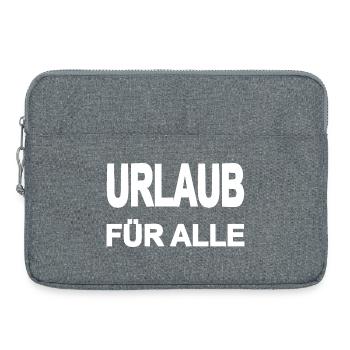 Urlaub - Laptoptasche 15" - Grau meliert - Vorne
