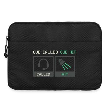 Theatre Technology Crew Stage Technician Sound - Laptop bag 15" - black - Front