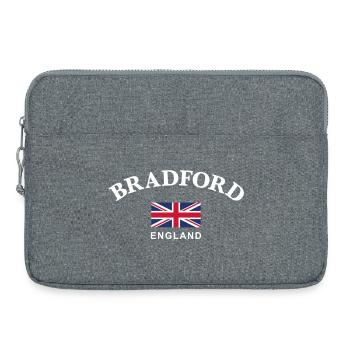 Bradford, Angleterre - Sacoche pour ordinateur portable 15 pouces - gris chiné - Devant