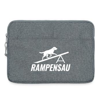 Echte Rampensau Agility Hundesport - Laptoptasche 15" - Grau meliert - Vorne