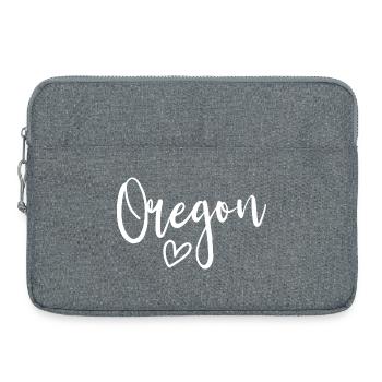 Oregon Heart Women's Love Oregon - Laptoptasche 15" - Grau meliert - Vorne