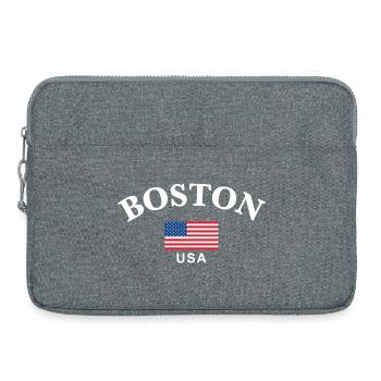 Boston, États-Unis - Sacoche pour ordinateur portable 15 pouces - gris chiné - Devant