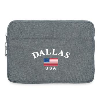 Dallas, USA - Laptoptasche 15" - Grau meliert - Vorne