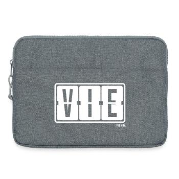Wien VIE, City Souvenir Hoodie, Tasche,  Kappe - Laptoptasche 15" - Grau meliert - Vorne