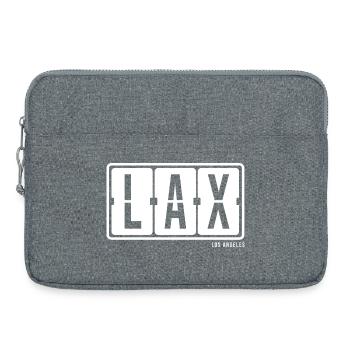 Los Angeles LAX, T-shirt souvenir de la ville, casquette, sac - Sacoche pour ordinateur portable 15 pouces - gris chiné - Devant