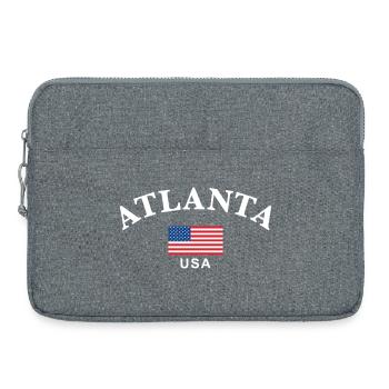 Atlanta, États-Unis - Sacoche pour ordinateur portable 15 pouces - gris chiné - Devant