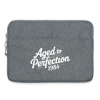 1984 Design for the 42 – For 42 years - Laptop bag 15" - heather grey - Front