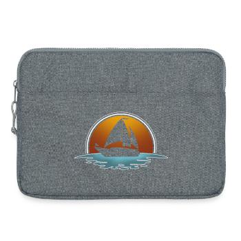 Sailboat Sailing Sailing Ship Sailor - Laptop bag 15" - heather grey - Front