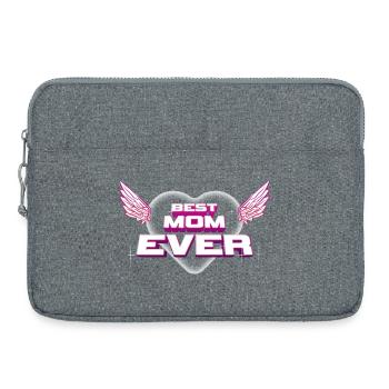Beste Mutter aller Zeiten - Laptoptasche 15" - Grau meliert - Vorne