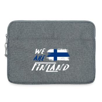 Wir sind Finnland - Laptoptasche 15" - Grau meliert - Vorne