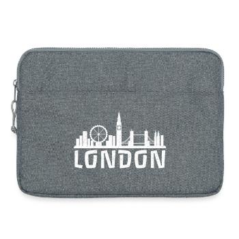 London Calling - Laptop bag 15" - heather grey - Front