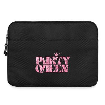 Texte à paillettes Party Queen - Sacoche pour ordinateur portable 15 pouces - noir - Devant