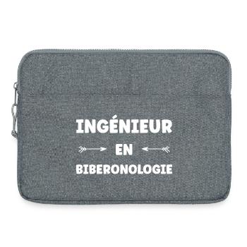Ingenieur in der Flaschenpflege - Laptoptasche 15" - Grau meliert - Vorne