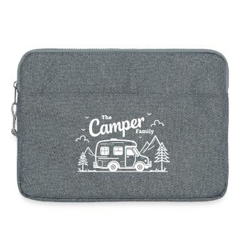 The Camper Family Campingbus Berge Abenteuer - Laptoptasche 15" - Grau meliert - Vorne